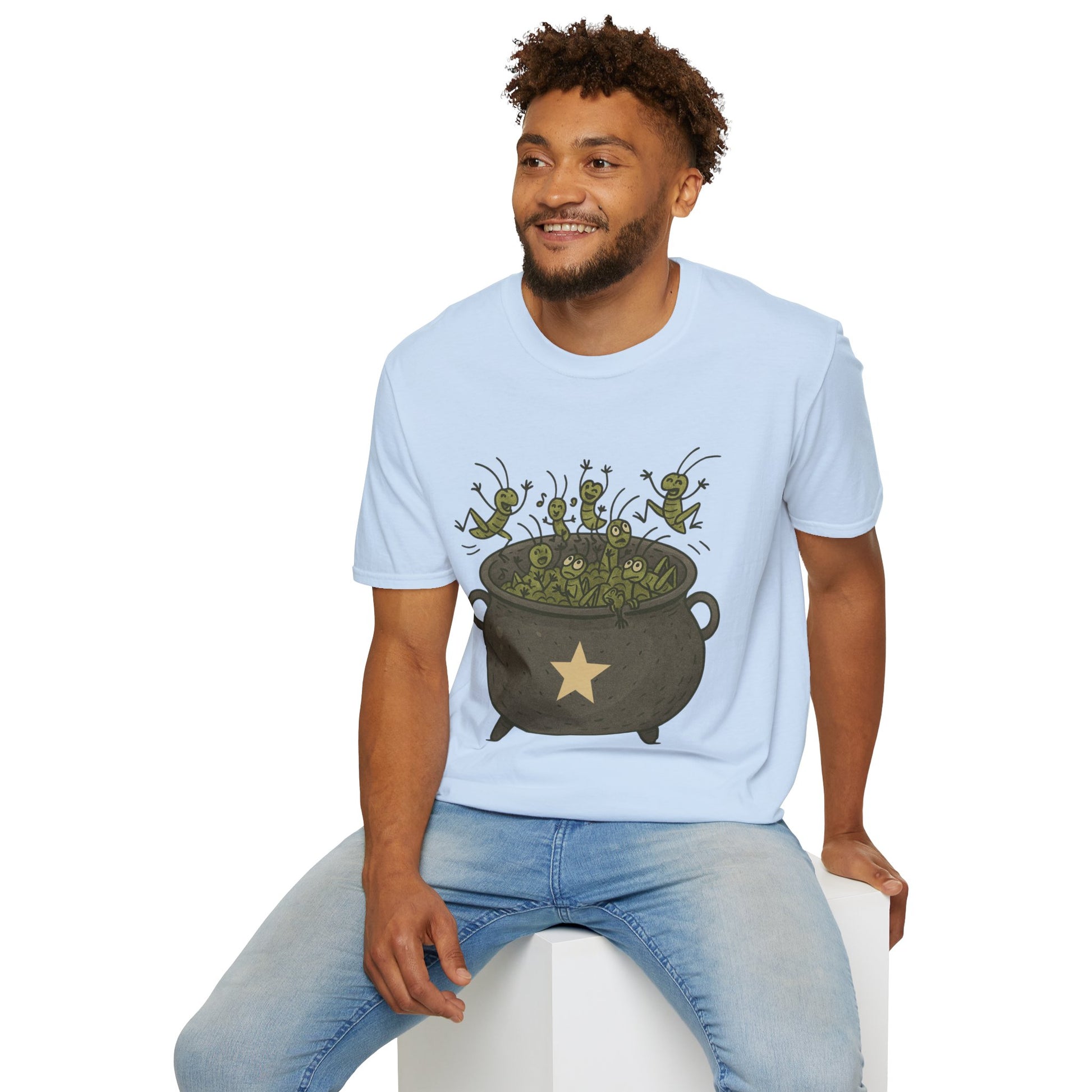 Funny T-Shirt: “Una Olla de Grillos”