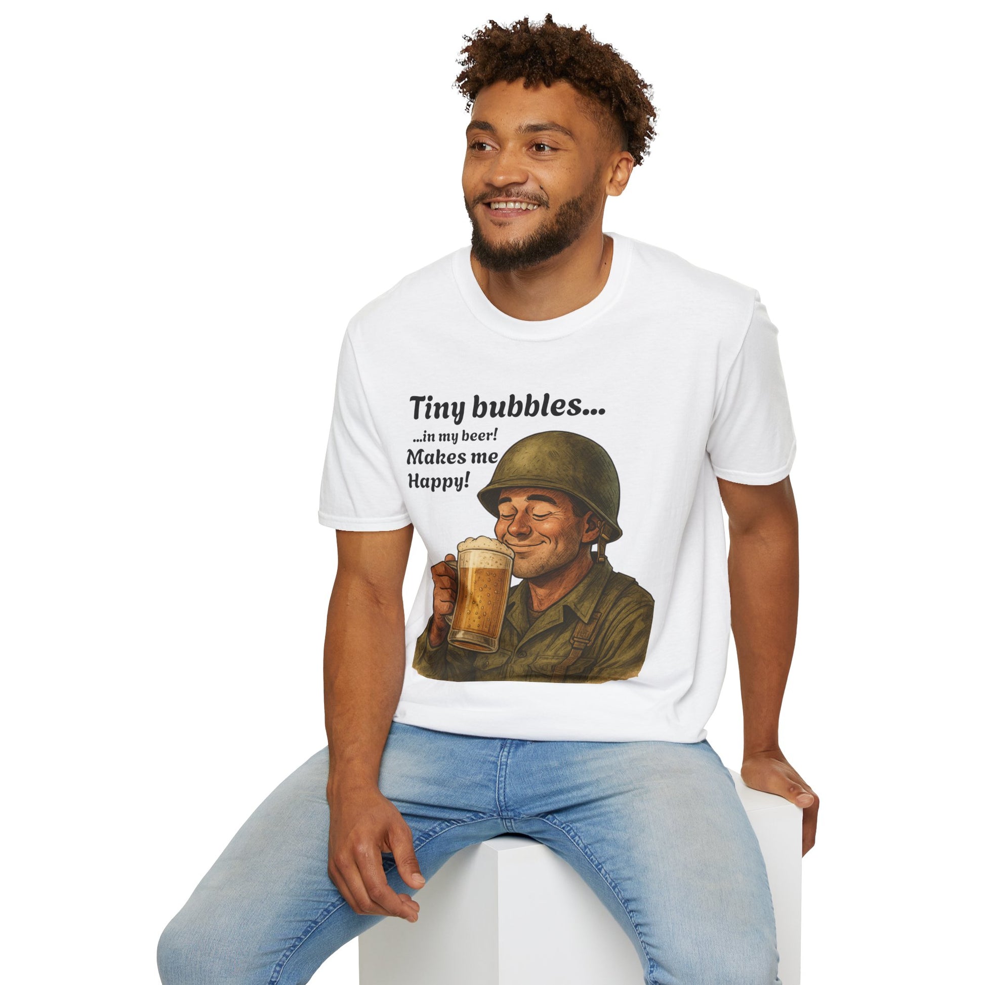 Tiny Bubbles T-Shirt – Cadence & Cold Ones Edition