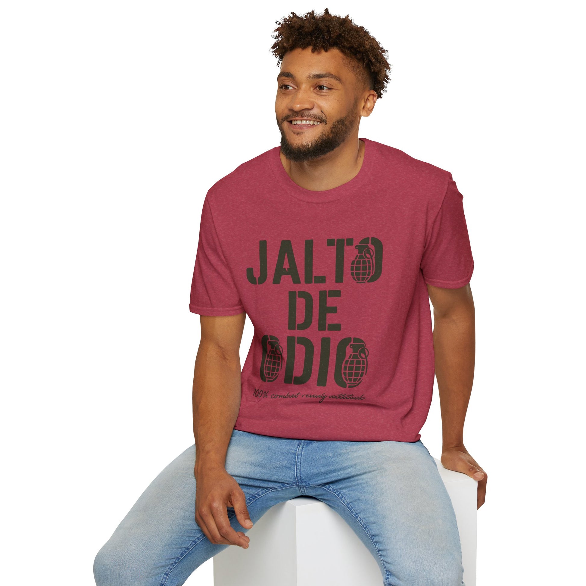 “Jalto de Odio” – Funny Military T-Shirt for the Unit’s Most Negative Hero