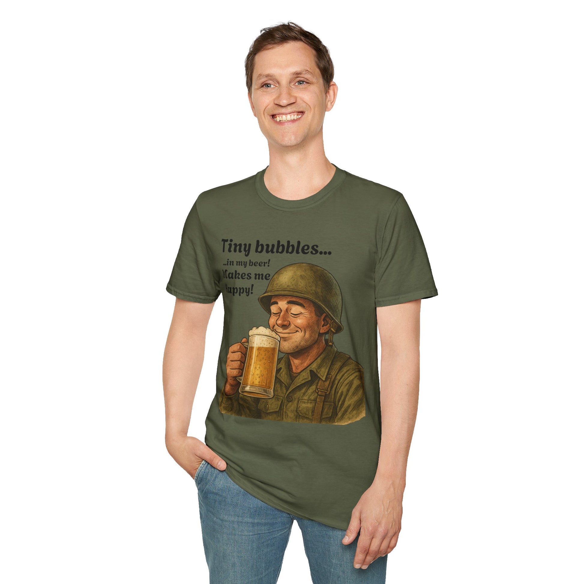 Tiny Bubbles T-Shirt – Cadence & Cold Ones Edition