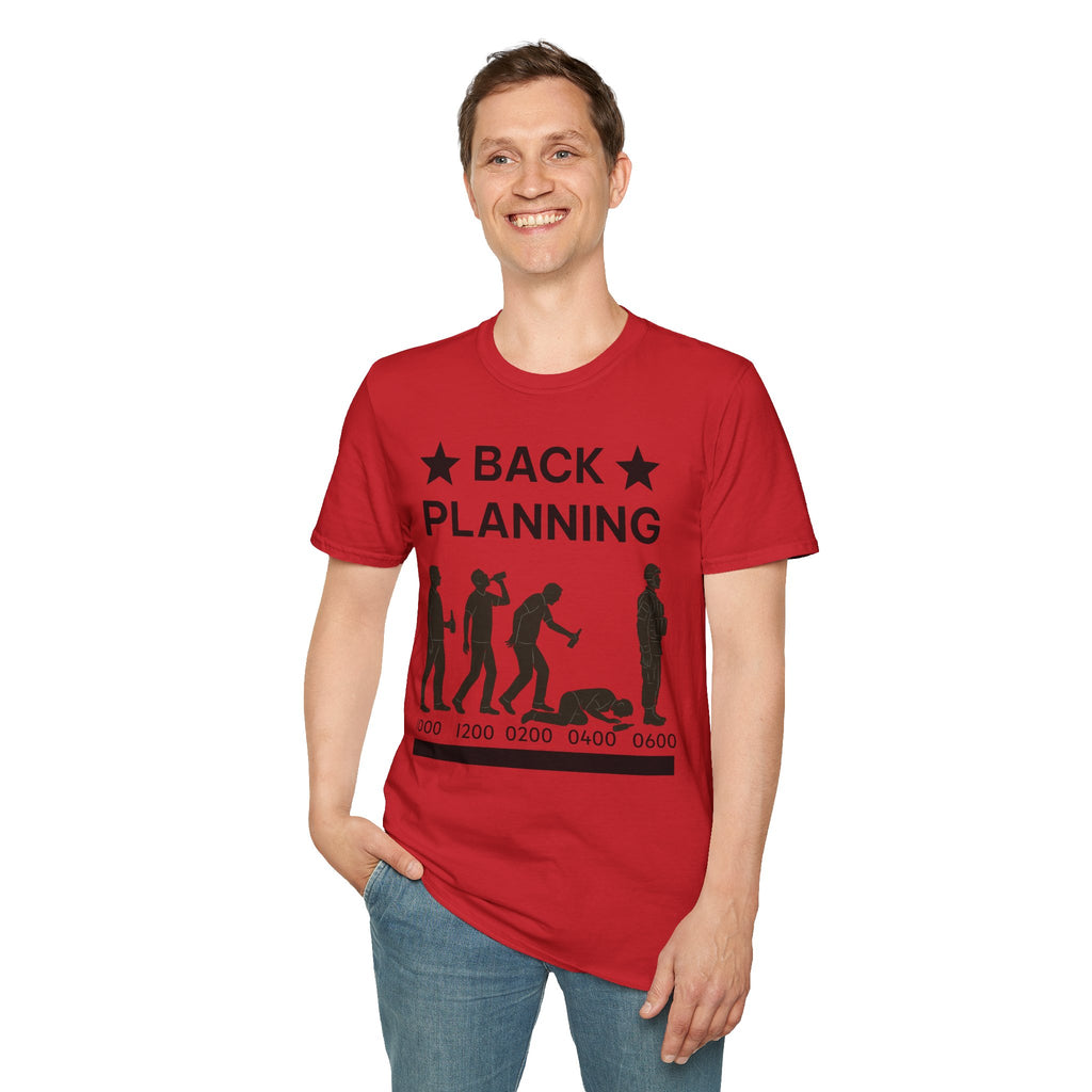 "Back-Planning My Hangover " – Funny Military T-Shirt
