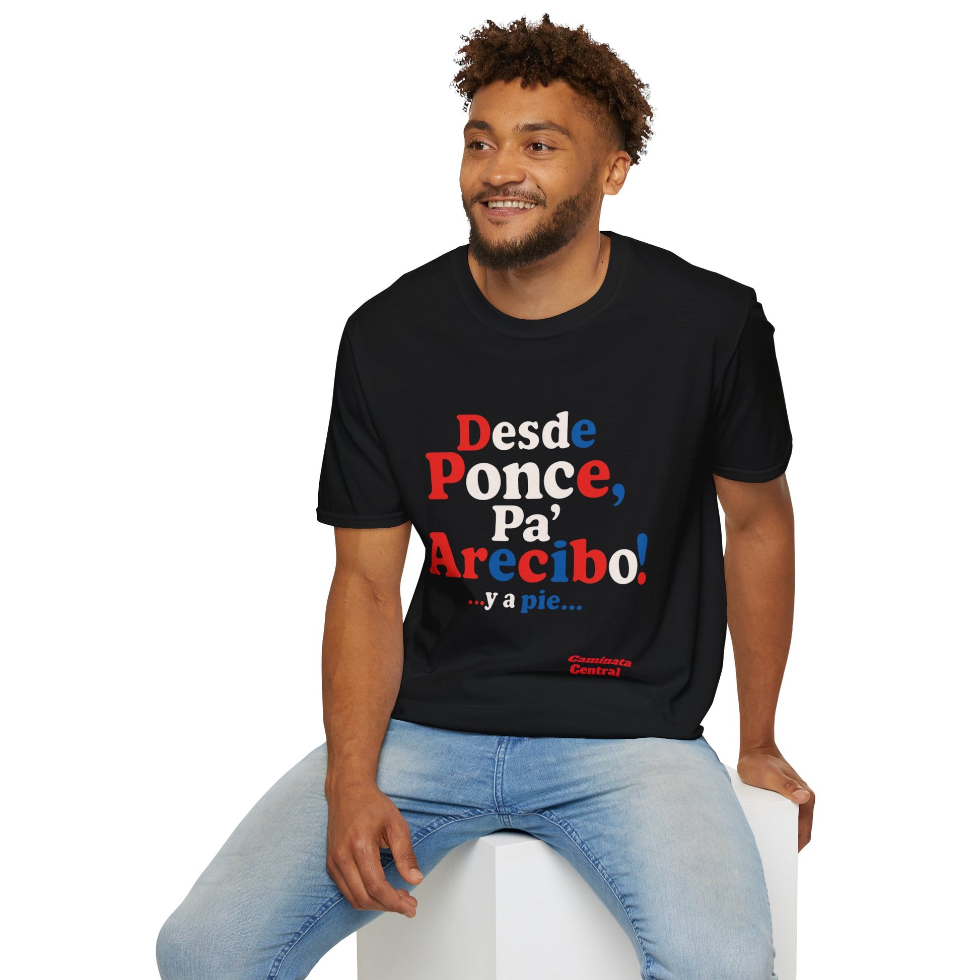 De Ponce P'a Arecibo - Caminata Central T-Shirt, Casual Wear