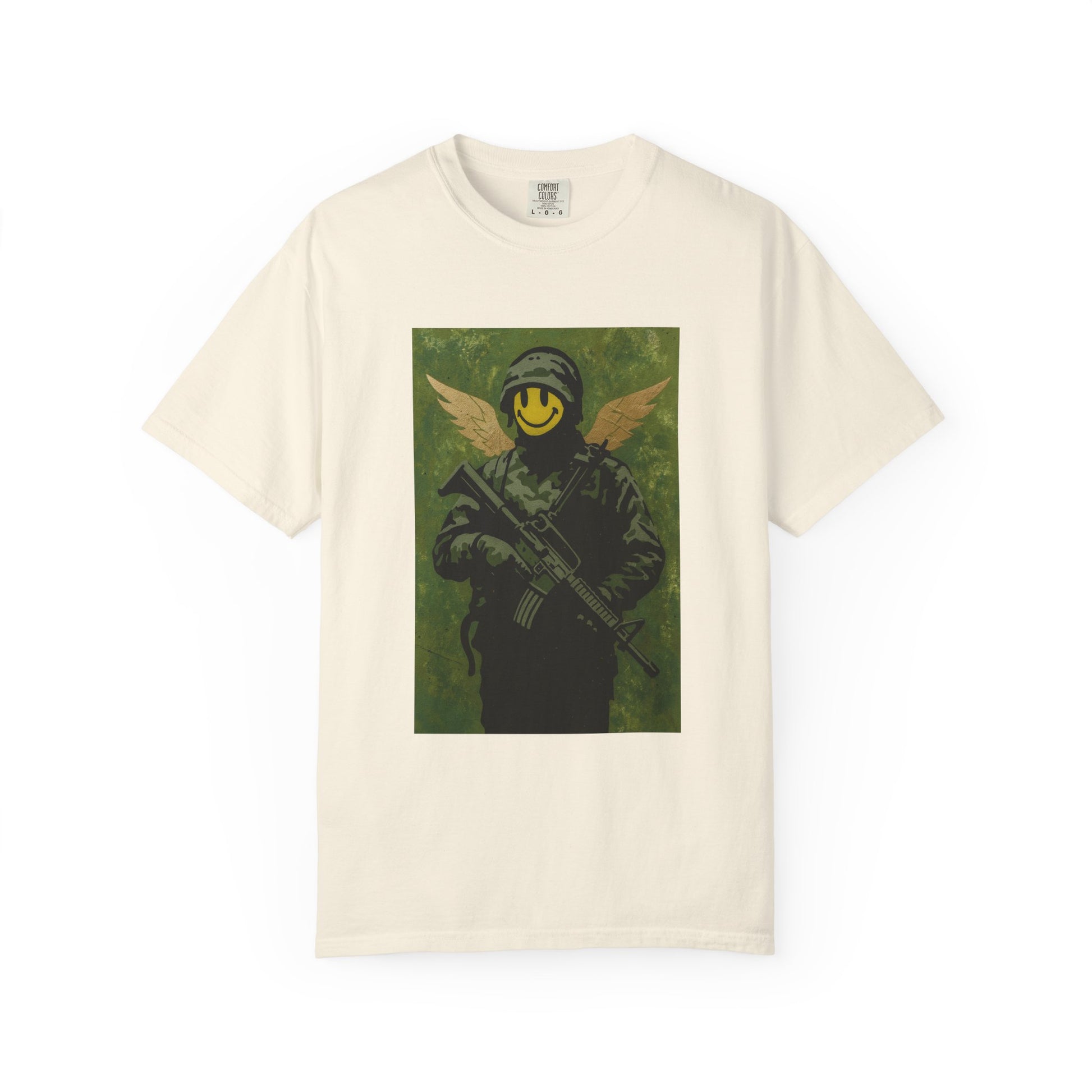 Happy Face Soldier Edition – Military-Urban Graphic Tee