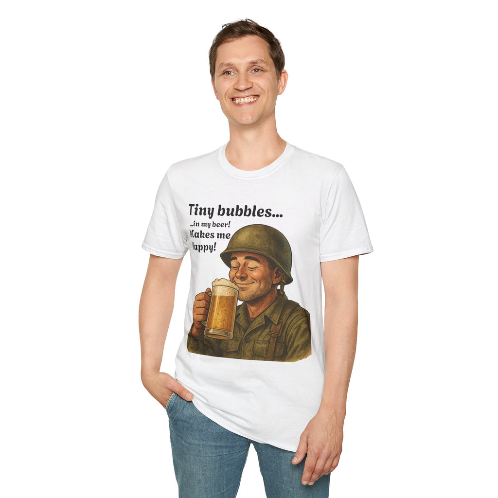 Tiny Bubbles T-Shirt – Cadence & Cold Ones Edition