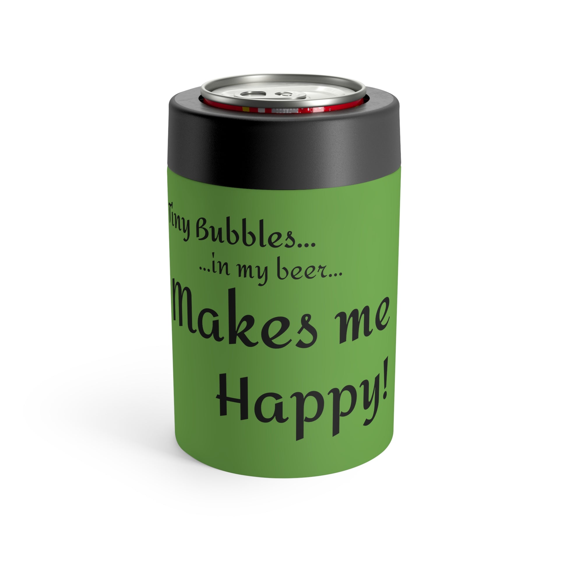 Happy Soldier Beer Holder – Funny Military Drink Cooler (12oz)