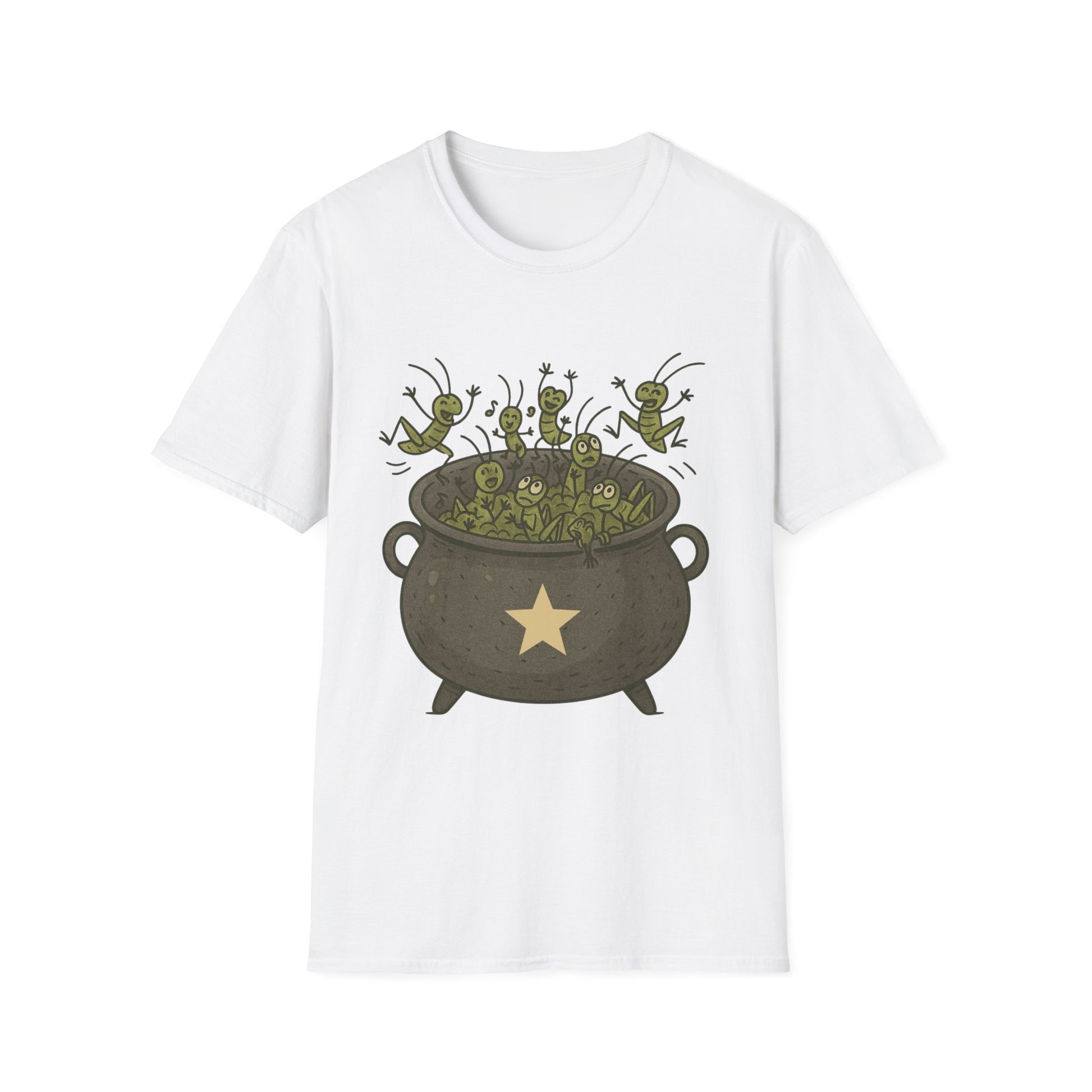 Funny T-Shirt: “Una Olla de Grillos”