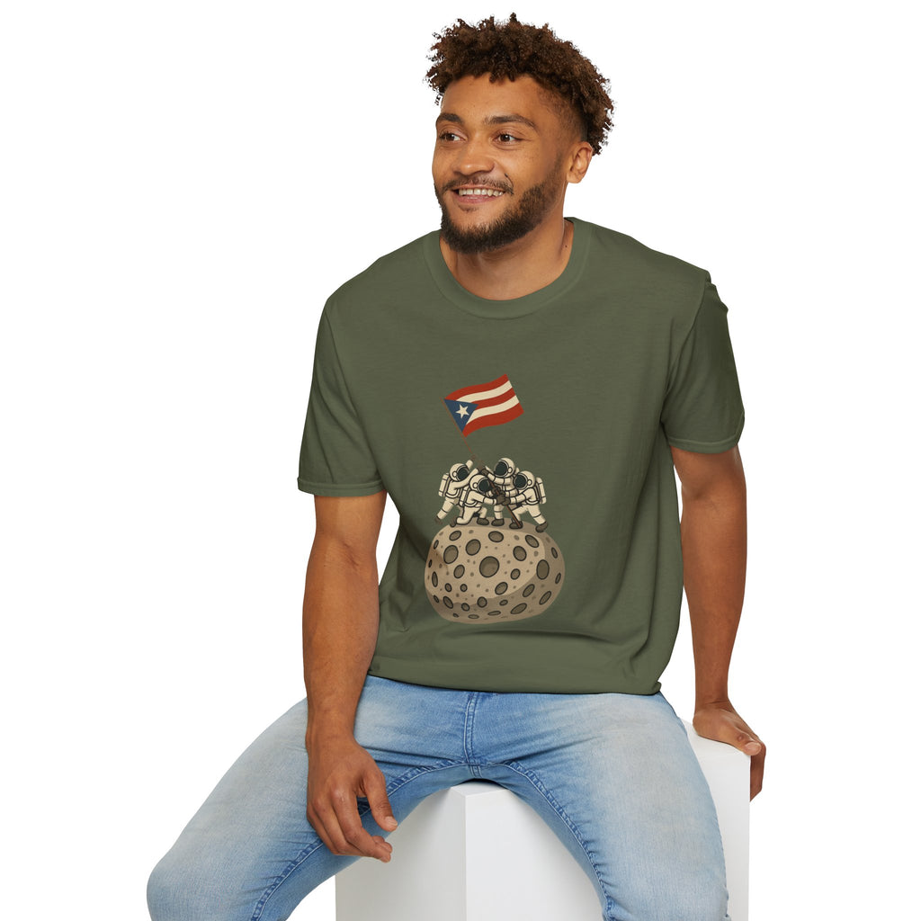 "Boricuas en la Luna" T-Shirt, Casual Wear