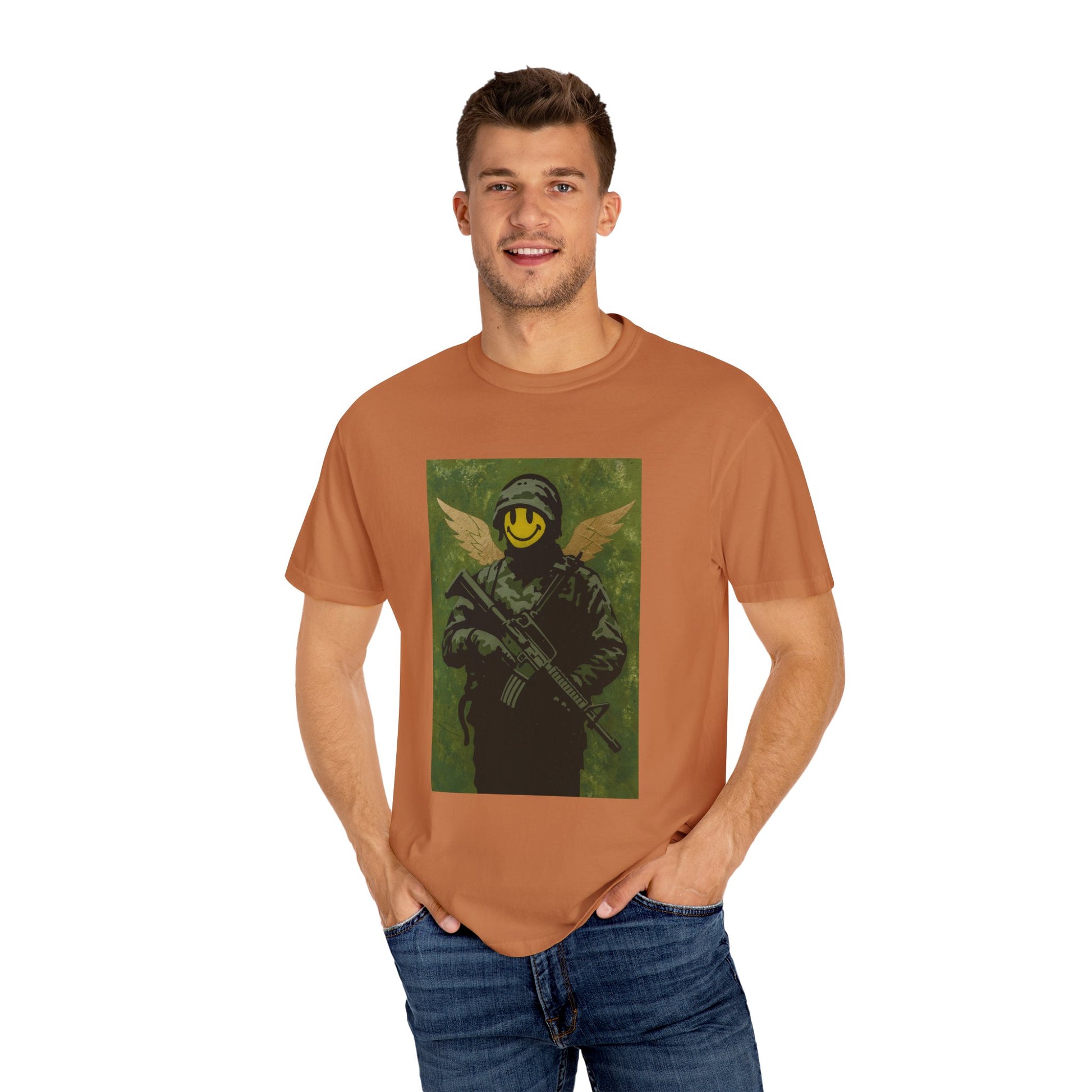 Happy Face Soldier Edition – Military-Urban Graphic Tee