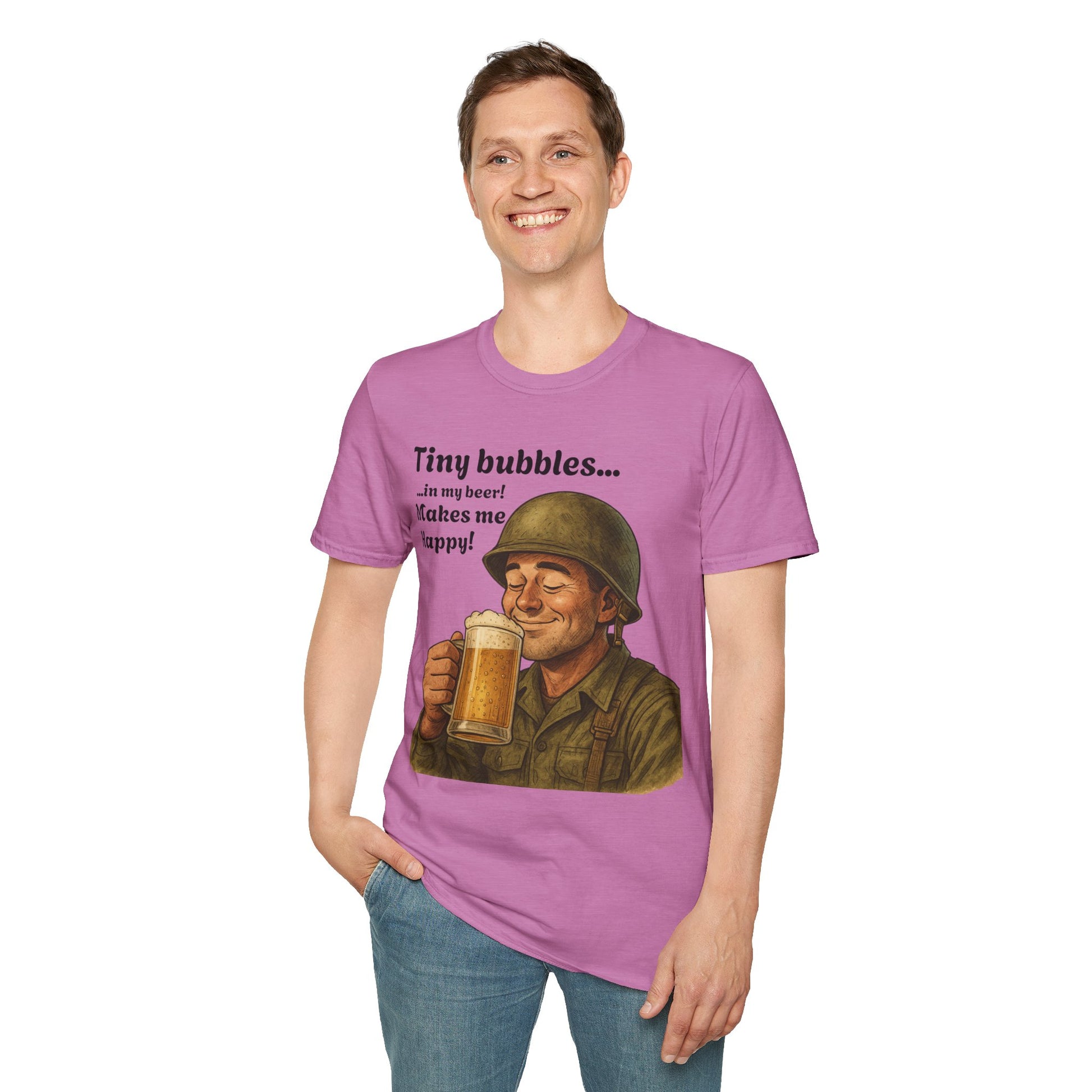 Tiny Bubbles T-Shirt – Cadence & Cold Ones Edition