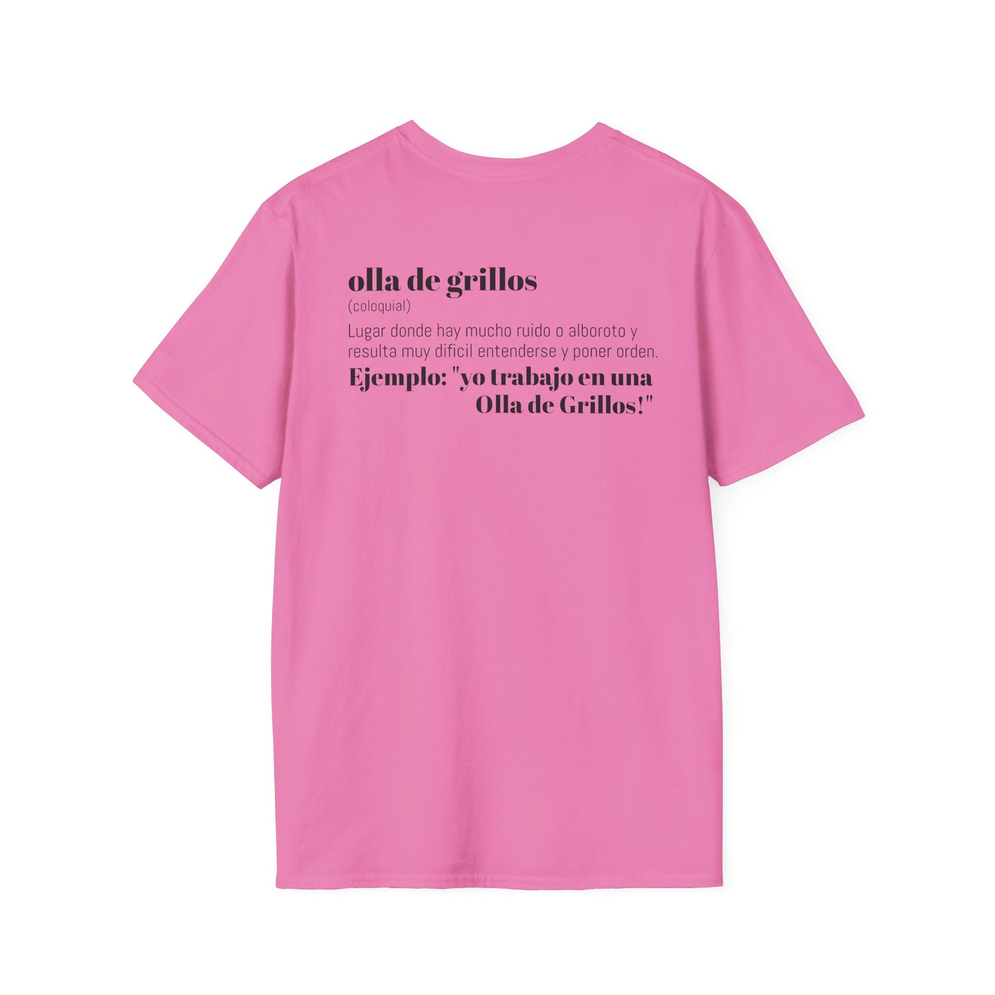 Funny T-Shirt: “Una Olla de Grillos”