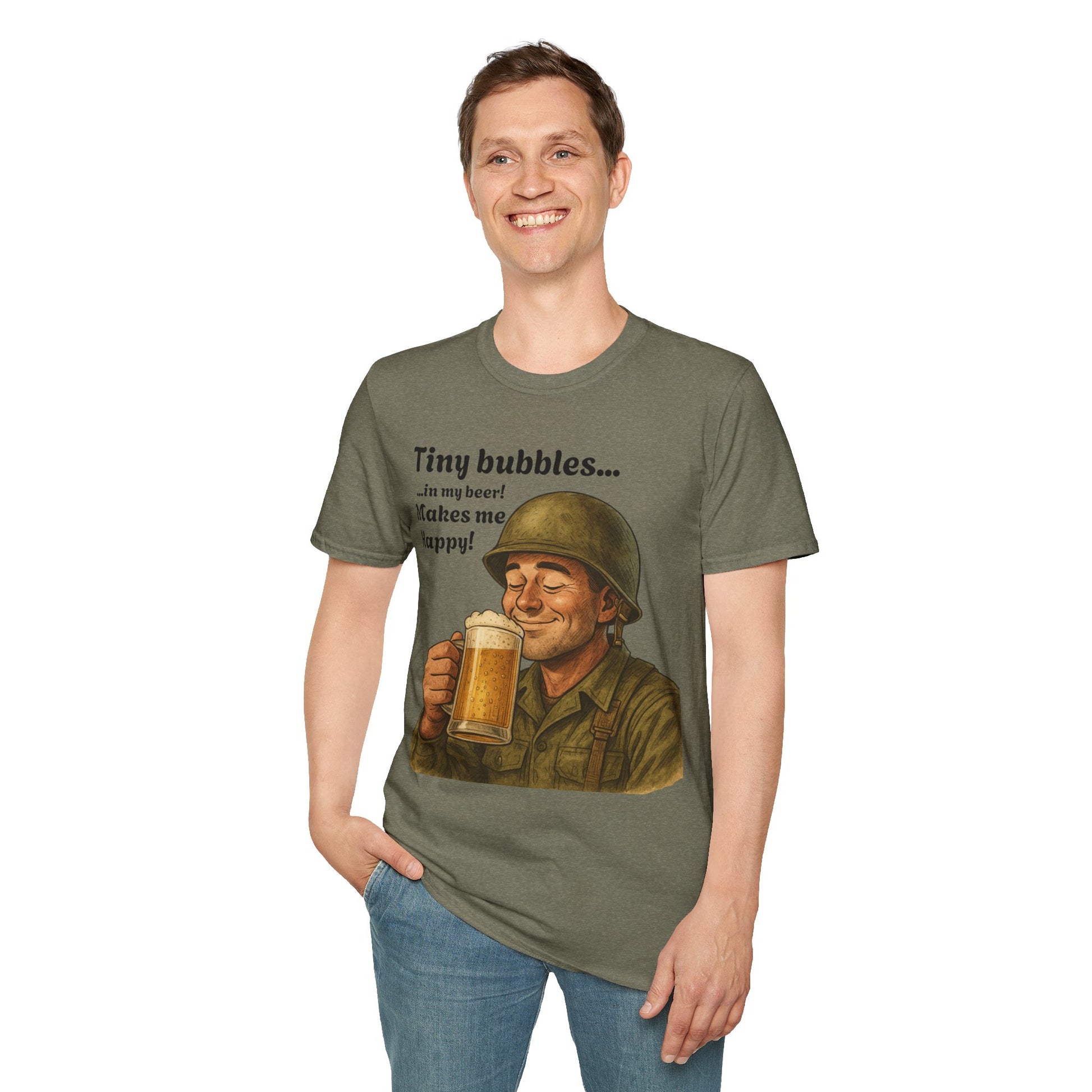 Tiny Bubbles T-Shirt – Cadence & Cold Ones Edition