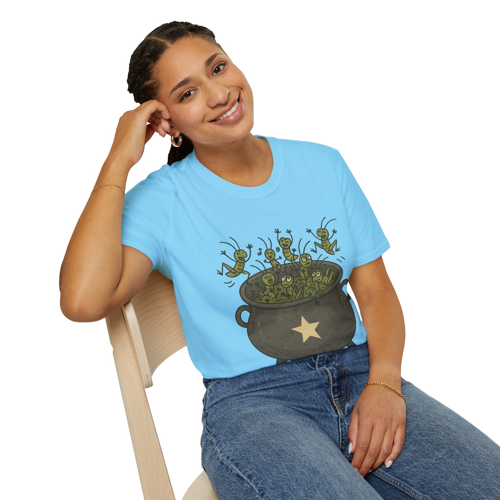Funny T-Shirt: “Una Olla de Grillos”