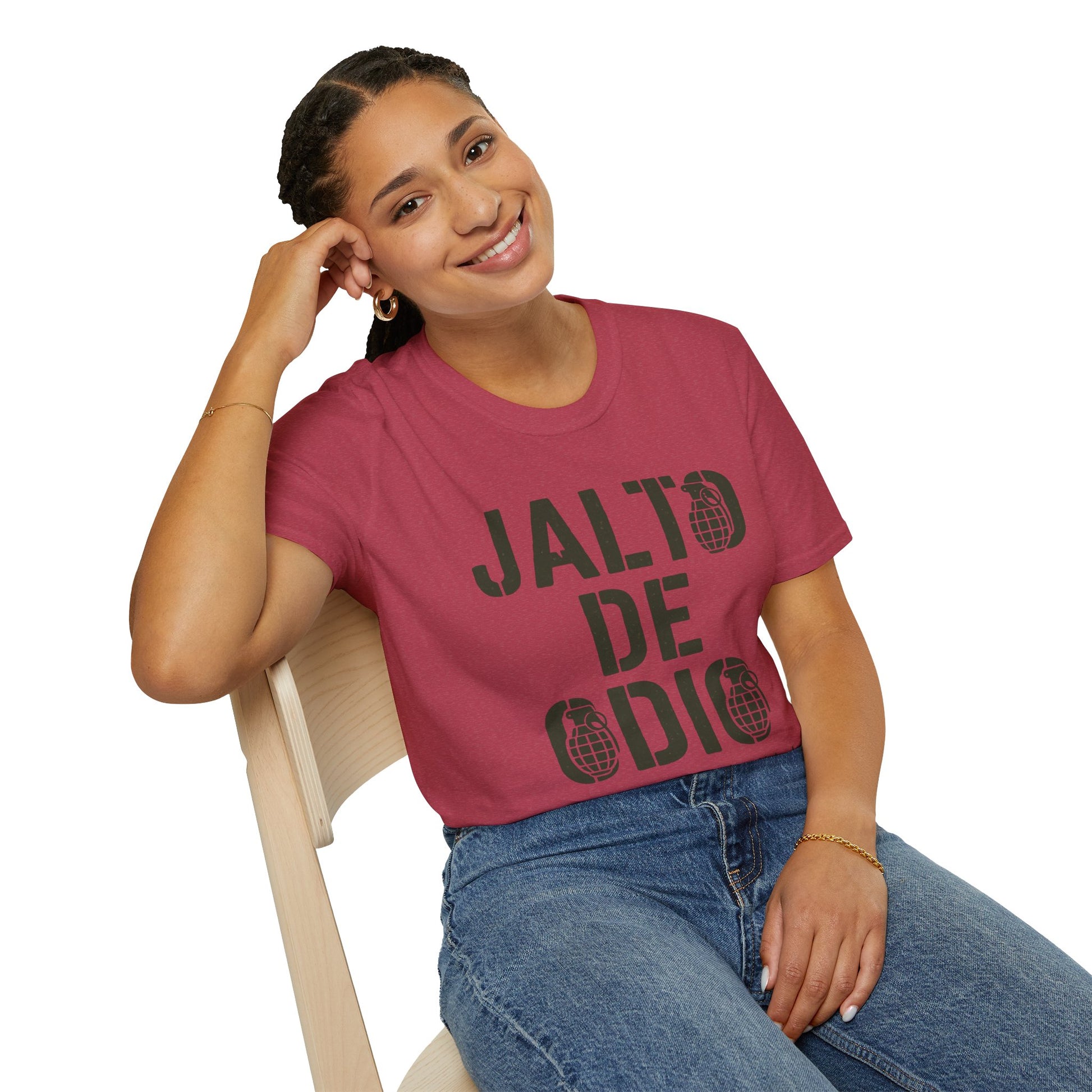 “Jalto de Odio” – Funny Military T-Shirt for the Unit’s Most Negative Hero