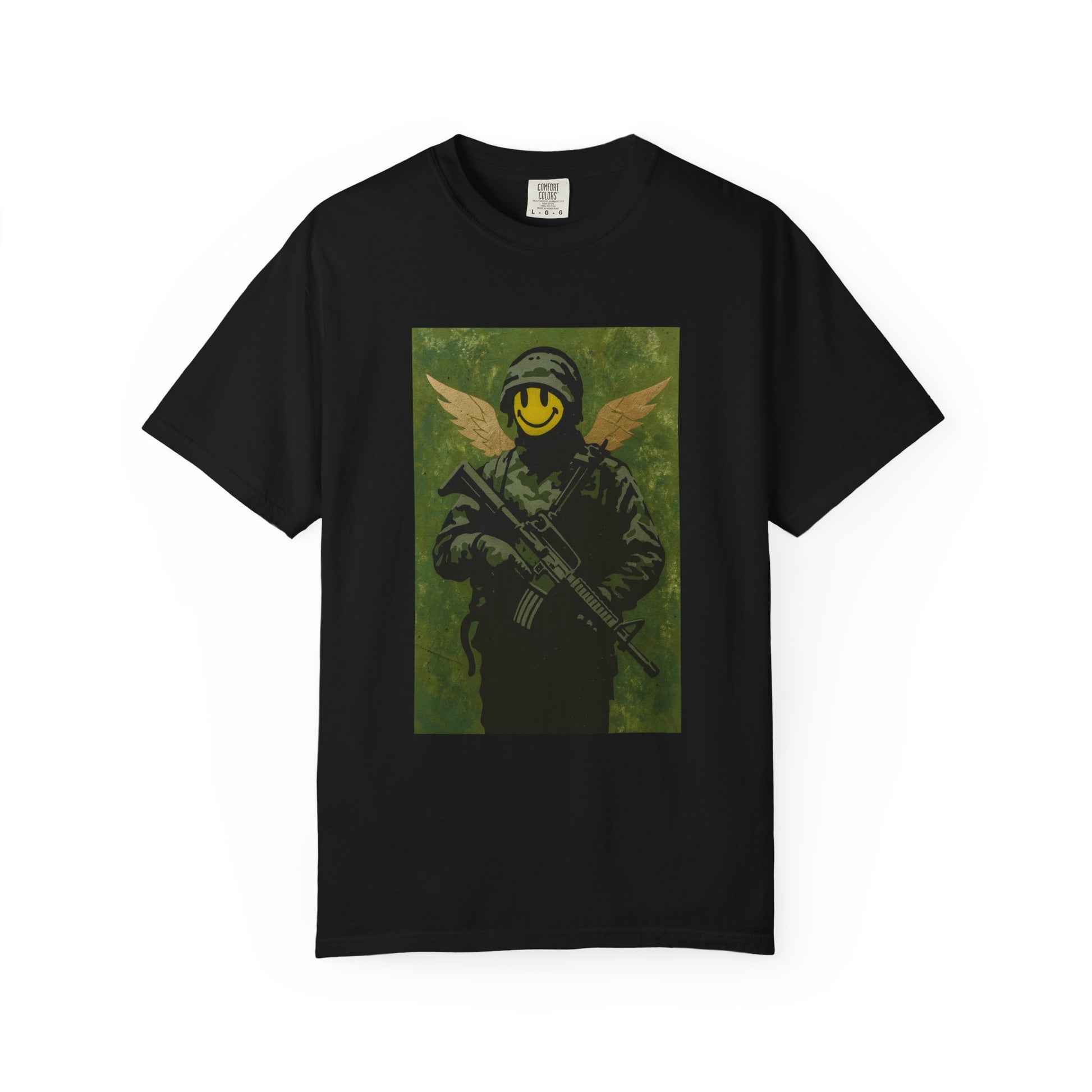 Happy Face Soldier Edition – Military-Urban Graphic Tee