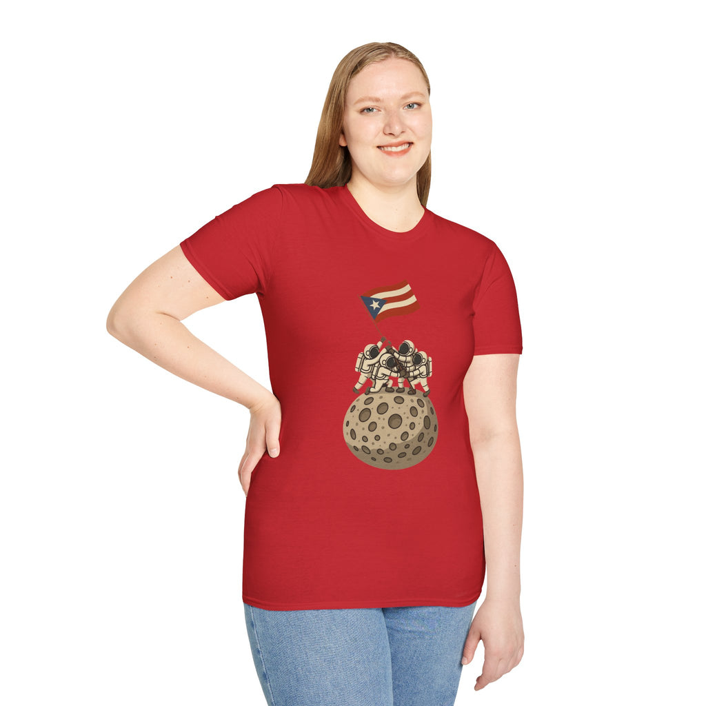 "Boricuas en la Luna" T-Shirt, Casual Wear