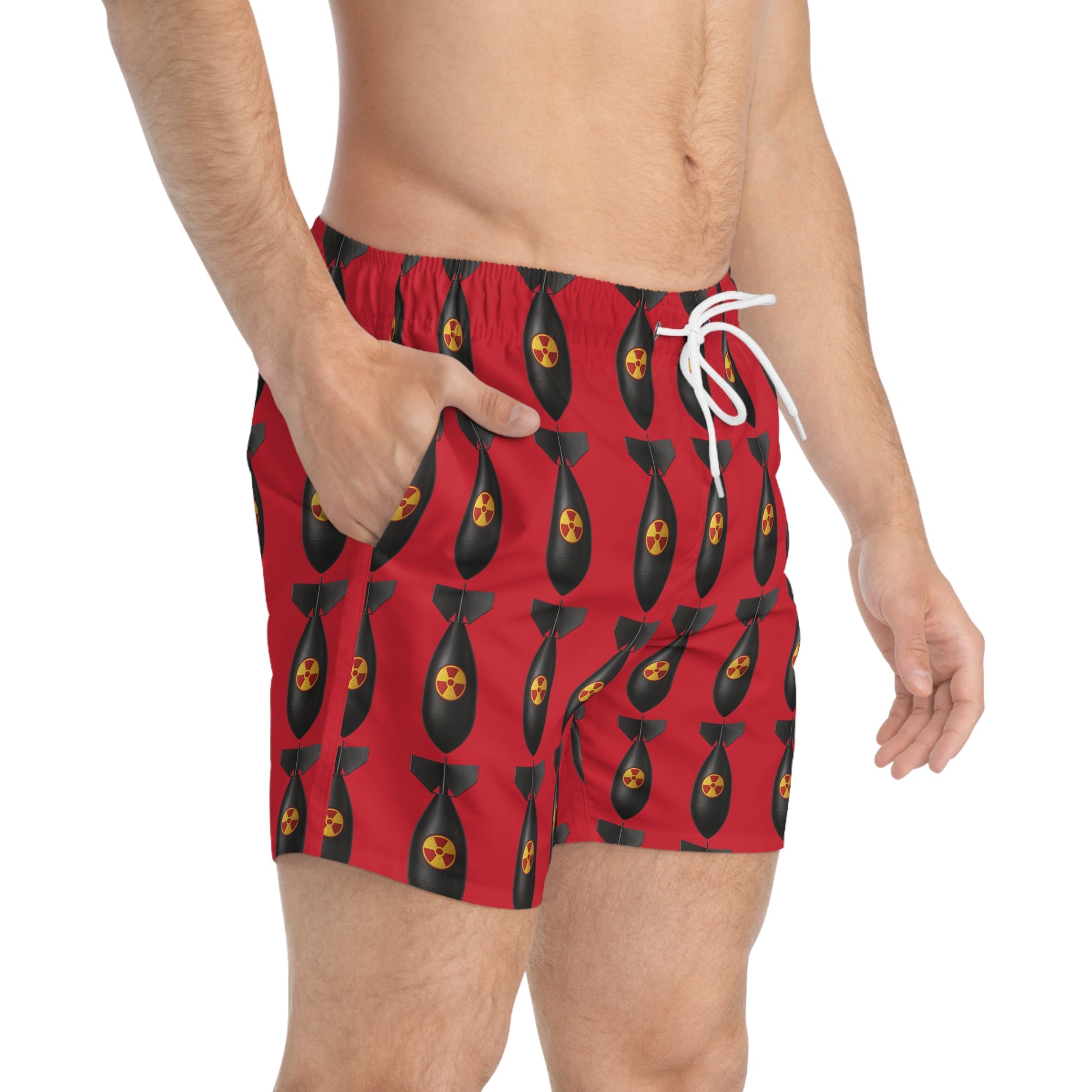 Nuclear Bombs Swim Trunks, Swim Shorts