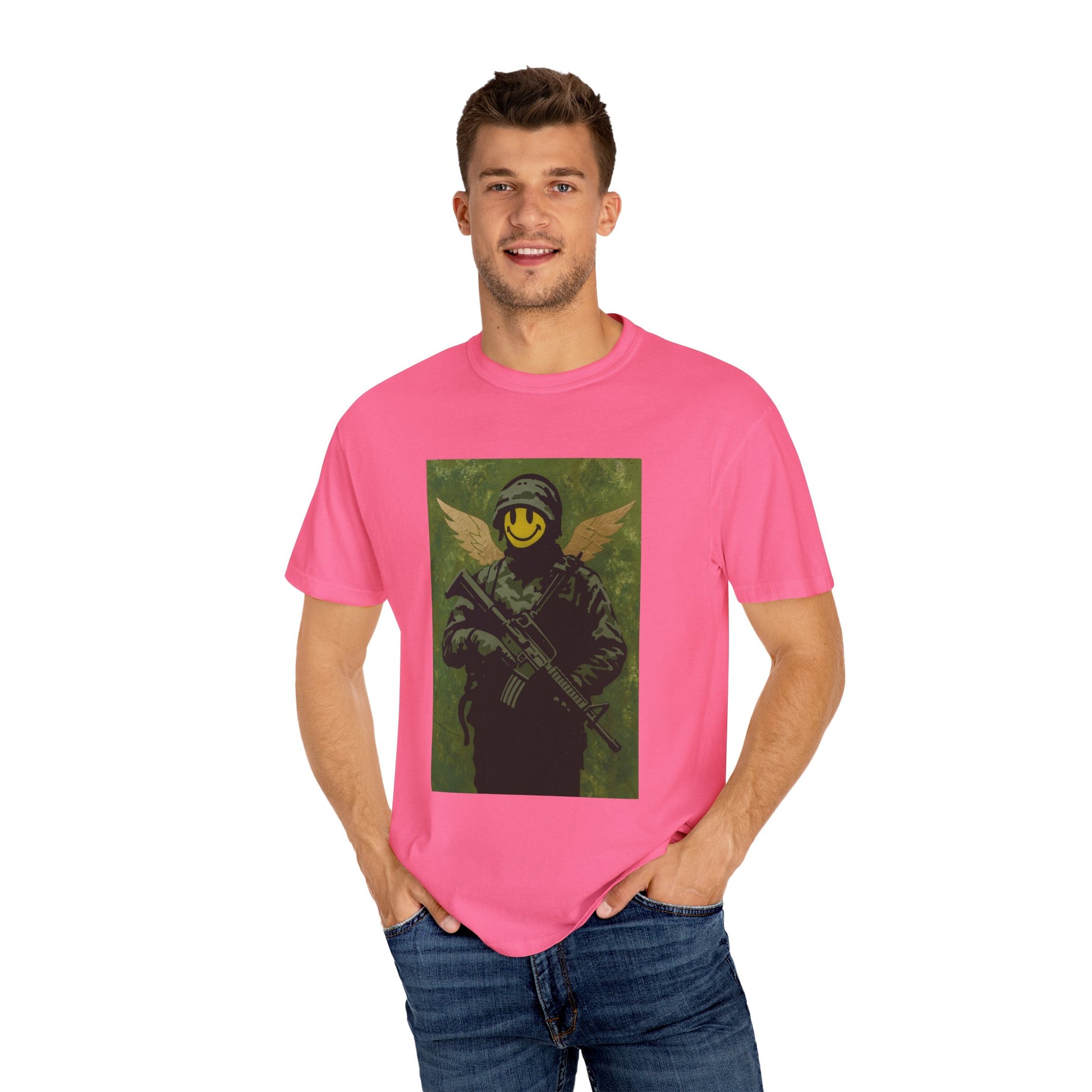 Happy Face Soldier Edition – Military-Urban Graphic Tee