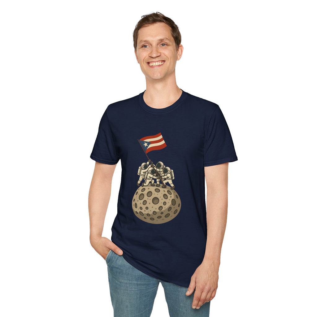 "Boricuas en la Luna" T-Shirt, Casual Wear