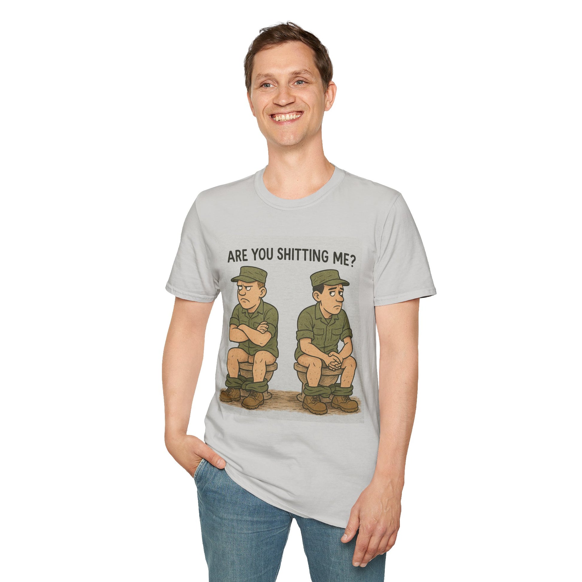 Latrine Brotherhood T-Shirt – Where Bonds (and Bowels) Were Made