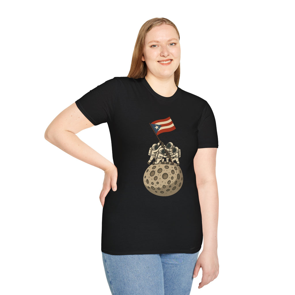 "Boricuas en la Luna" T-Shirt, Casual Wear