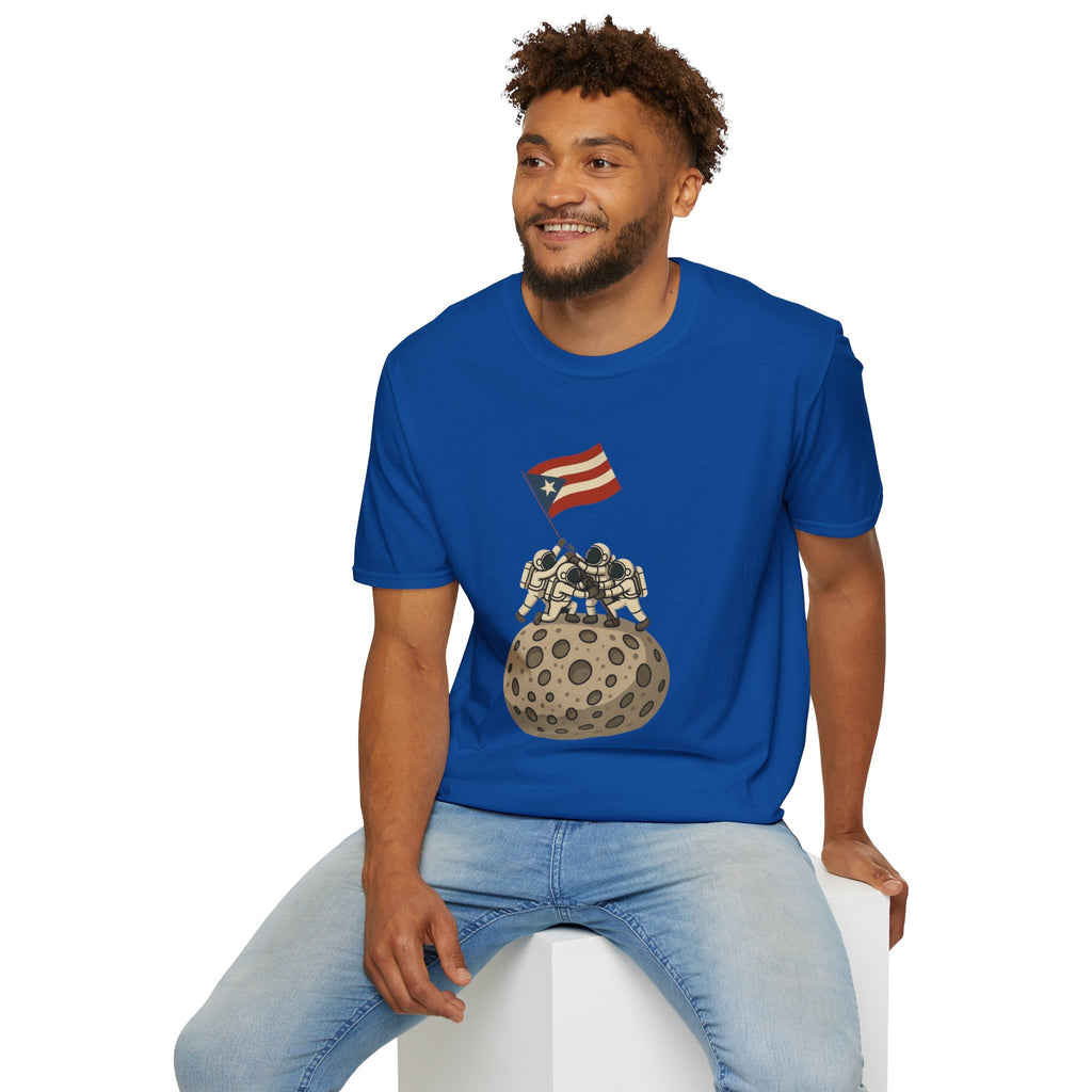 "Boricuas en la Luna" T-Shirt, Casual Wear