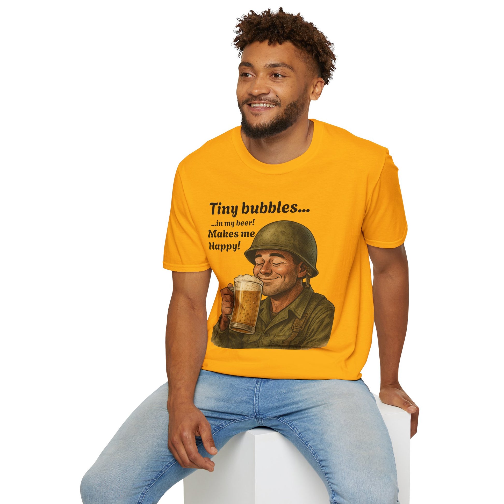 Tiny Bubbles T-Shirt – Cadence & Cold Ones Edition