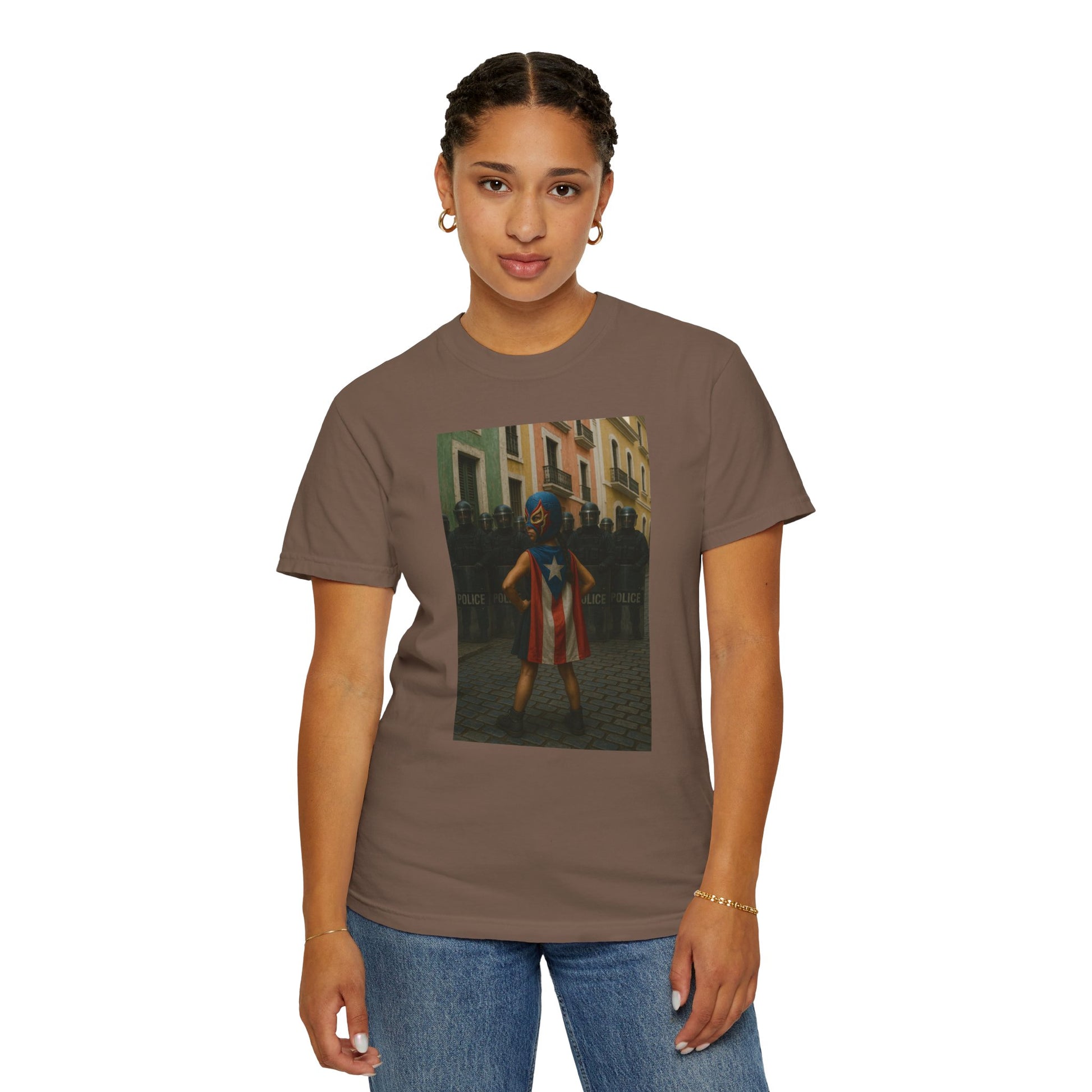 Boricua Super Girl Edition – Military-Urban Graphic Tee