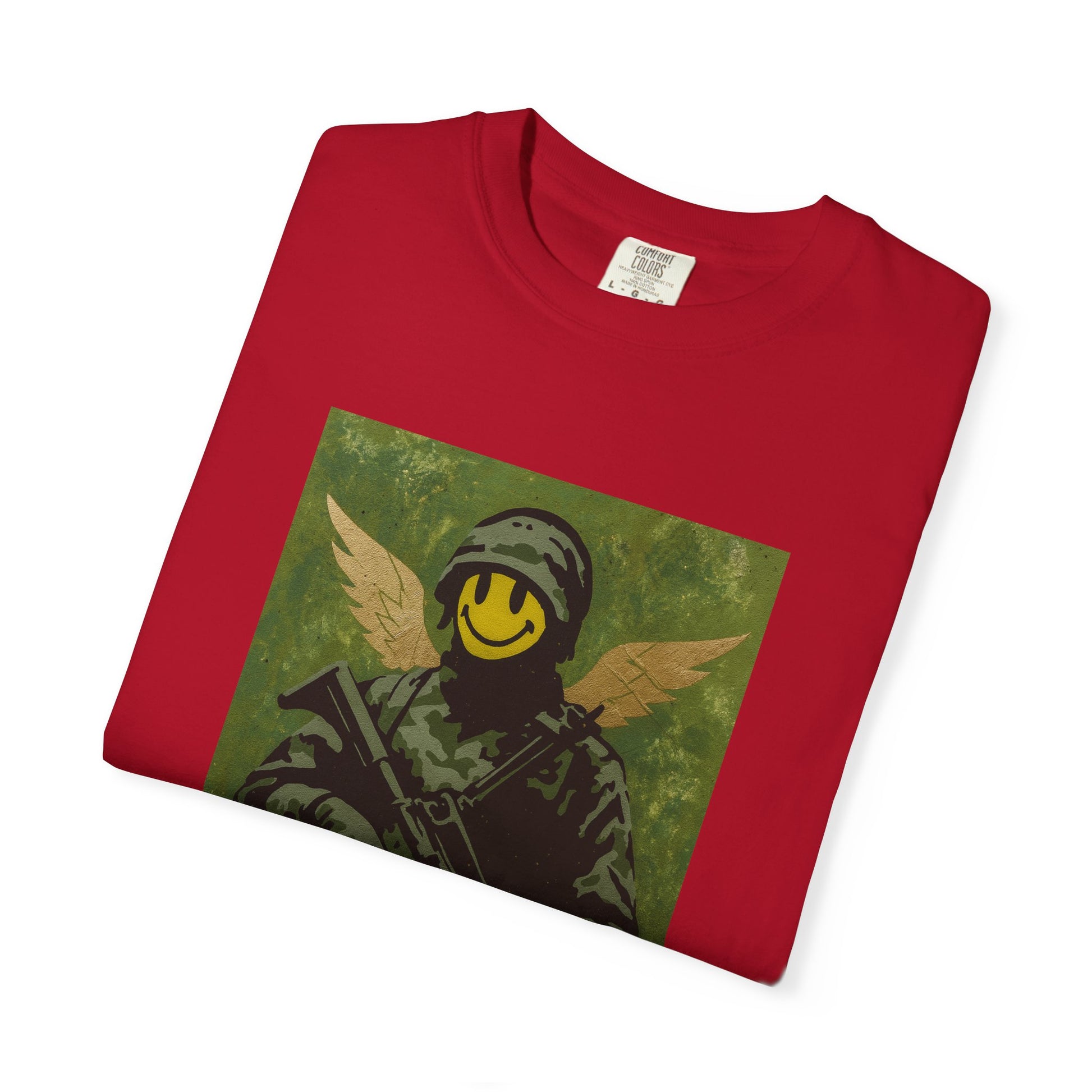 Happy Face Soldier Edition – Military-Urban Graphic Tee