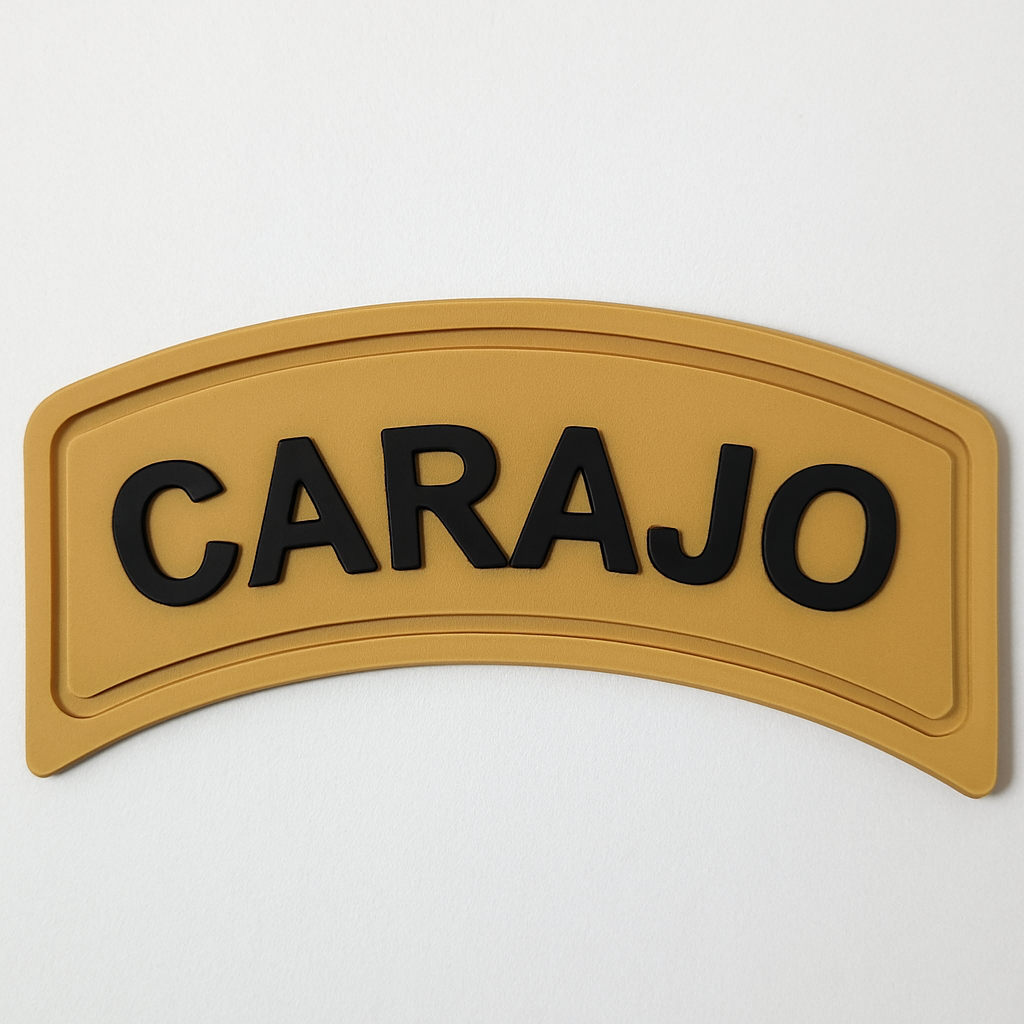 "Carajo" Tab - Tactical Morale PVC Patch