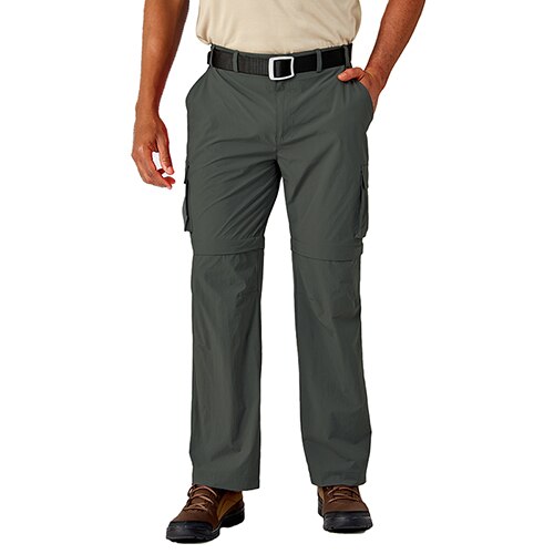 Summer Pants Men Convertible Pants Lightweight Quick Dry Cargo Work Hike Trousers Man Casual Straight Pants Elastic-5