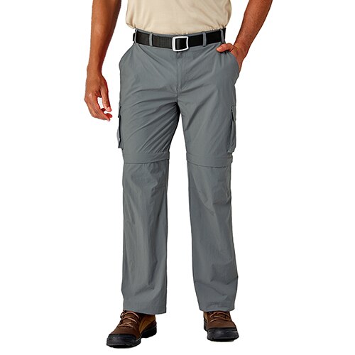 Summer Pants Men Convertible Pants Lightweight Quick Dry Cargo Work Hike Trousers Man Casual Straight Pants Elastic-8